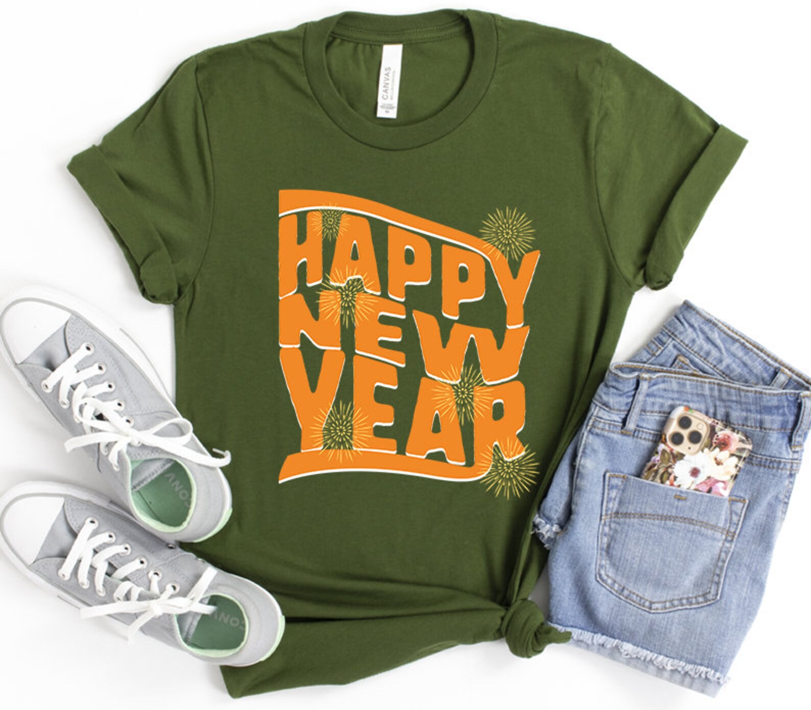 Happy new year t-shirt Happy New Year Shirt New Years Eve Tee Happy New Year | Etsy