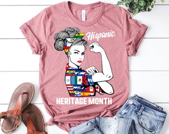 Multicolor National Hispanic Heritage Month Strong Woman Latina Power Throw Pillow 16x16 Hispanic Tees by WhyWho Co Multicolor National Hispanic Heritage Month Strong Woman Latina Power Throw Pillow 16x16 Hispanic Tees by WhyWho Co
