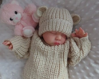 Hand Knitted ‘Teddy' Set