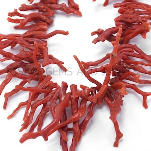 AAA++ Natural Red Coral Necklace, Extremely rare Red coral Branches, Red Coral Tree Necklace, Coral Jewelry Gift, Birthday Gift, Party Wear