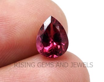 Top Quality Natural Pink Tourmaline Pear Cut - Natural Rubellite Tourmaline Faceted cut - Pink Tourmaline Faceted Pear Cut 2.5 Carats