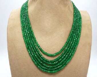 Tsavorite Necklace 97Cts, Total 3 Strands of 16 Inches CLOSEOUT SALE 100/% Natural Green Tsavorite Smooth Nuggets Beads 3.5x3-5.5x4.5 mm