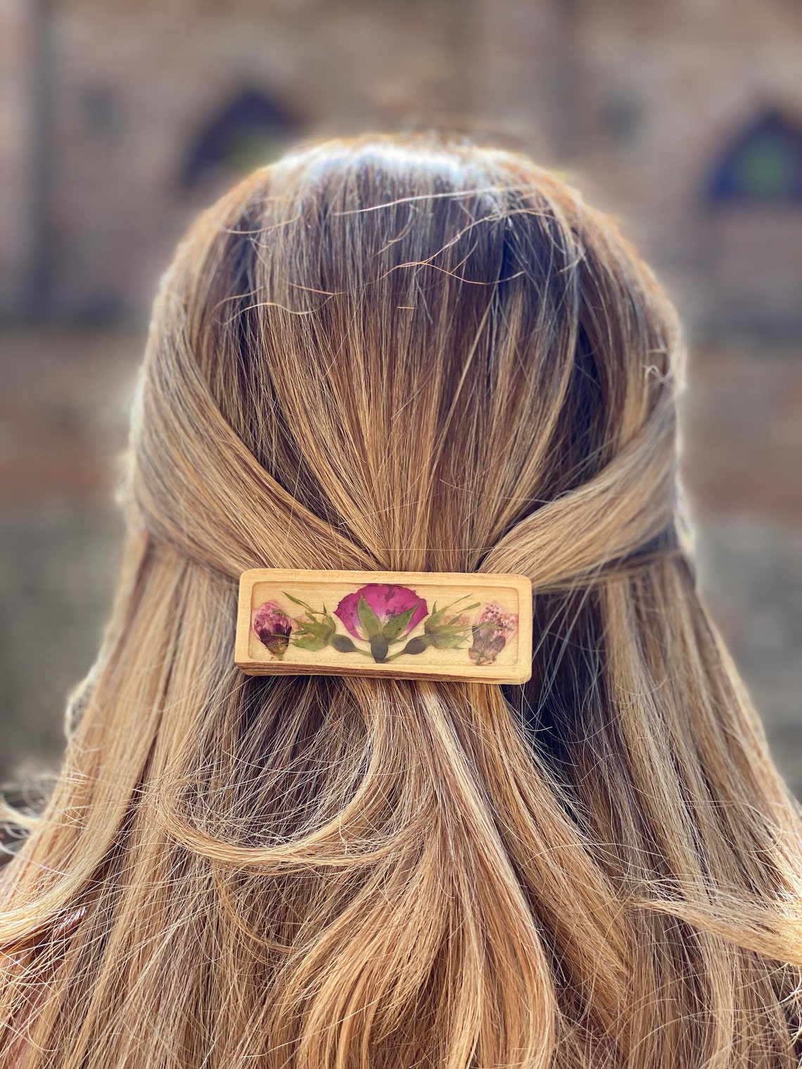 Hair Clip Natural Hair Clip Wooden Hair Clip Hair Etsy