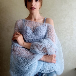 Mohair Sweater Knitting PDF Pattern,Video included, Beginner Friendly Tutorial, Loose Knit Description, Gift for Knitter