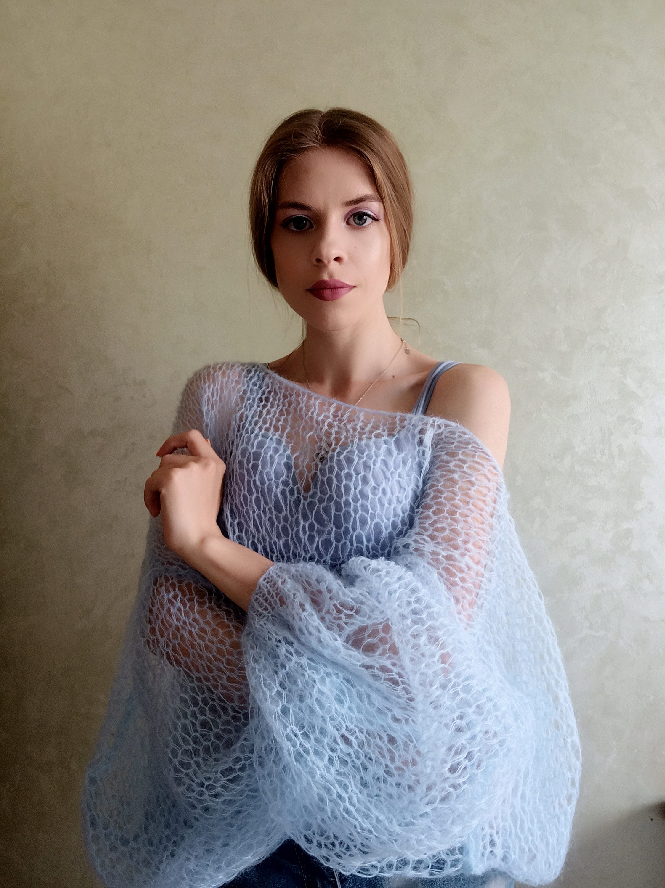 Mohair Sweater Knitting PDF Pattern, Not Finished Product Mohair Sweater Knitting PDF Pattern, Not Finished Product