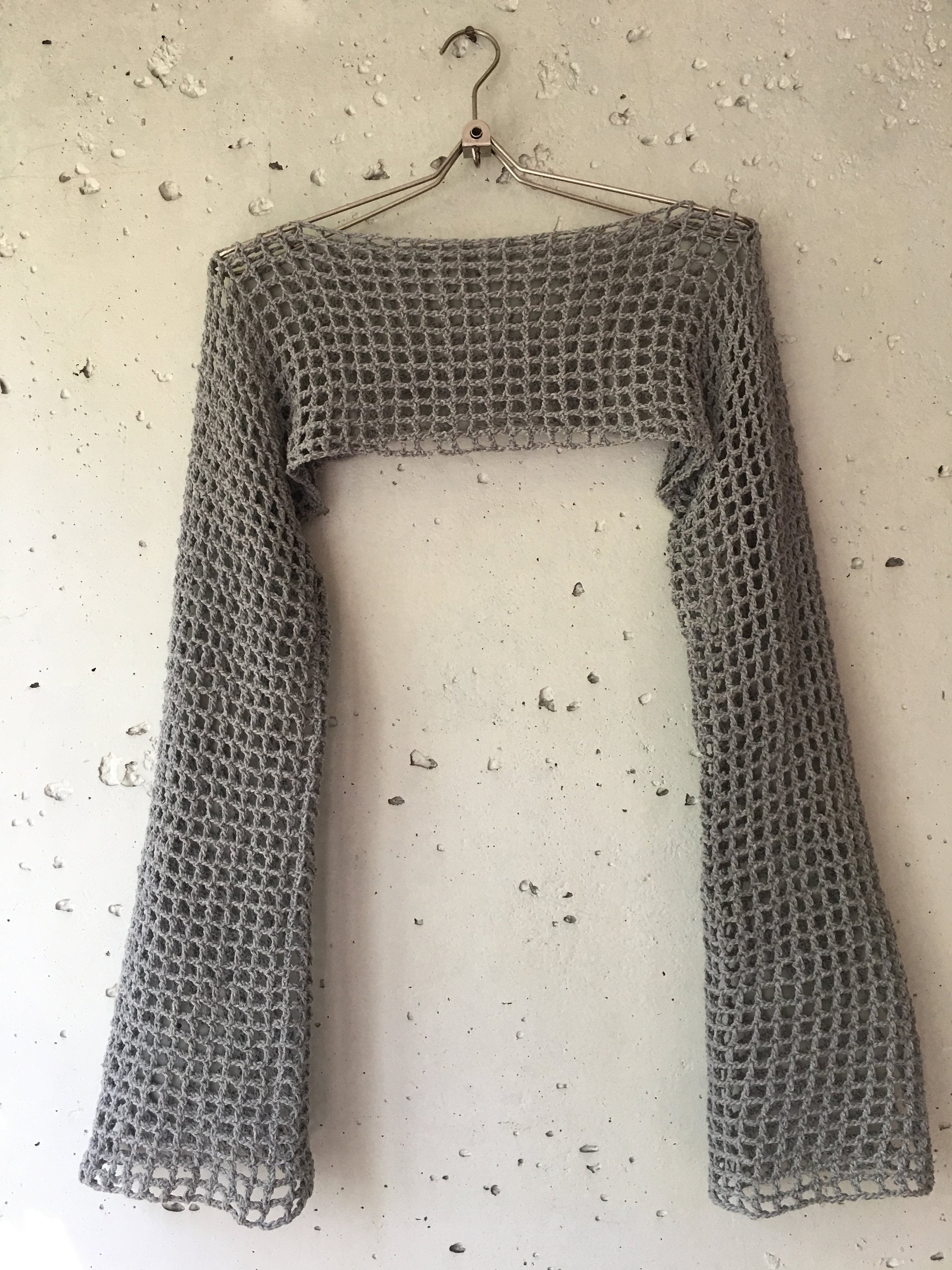 Crochet Top Pattern Sleeve Tutorial Wide Sleeves Etsy