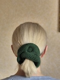 Handmade Chunky Knit Scrunchie: Oversized Wool Hair Tie product logo