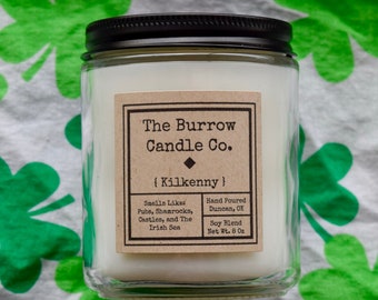 Kilkenny Ireland Candle | Shamrock, Pubs, and Irish Sea Scented Soy Candle