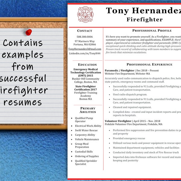 Resume Template - Etsy