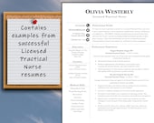 LPN Resume Template: Nursing Student CV Examples (Instant Download)