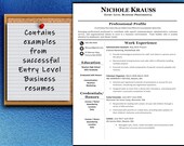 Entry Level Resume Template: High School Graduate, ATS Friendly (Instant Download)