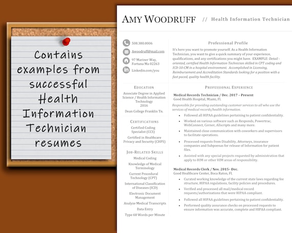 Health Information Technology Resume Objective