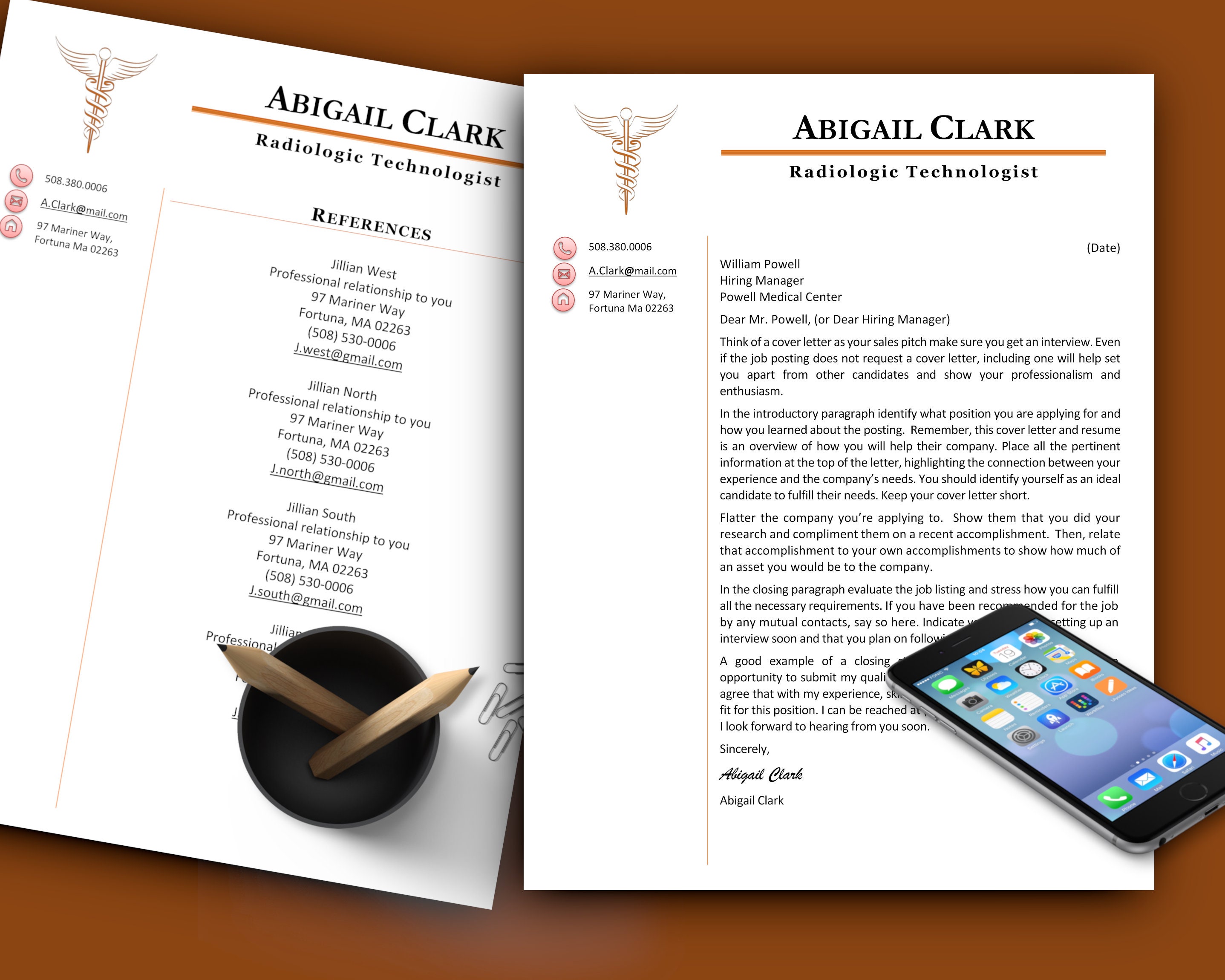 Radiologic Technologist / Radiographer Template With Successful Real World Resume Examples ATS