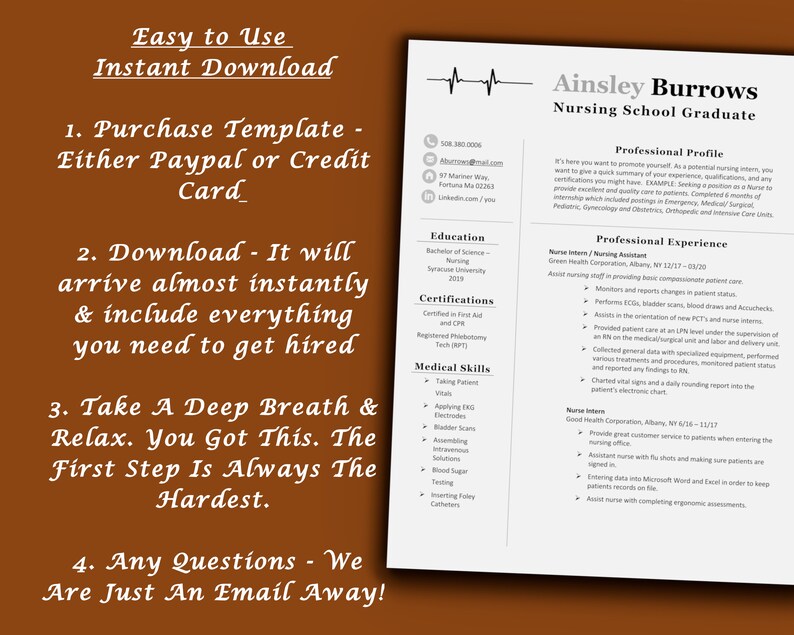 Instant Download ATS Friendly LetterPages Experienced Bartender Food Service Pro Template With Successful Real World Resume Examples