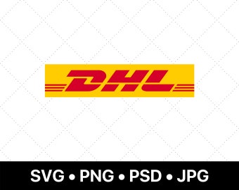 Dhl Logo Svg Etsy