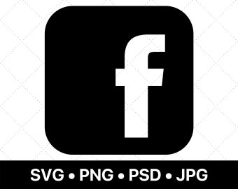 Facebook Logo Svg Etsy Facebook Logo Svg Etsy