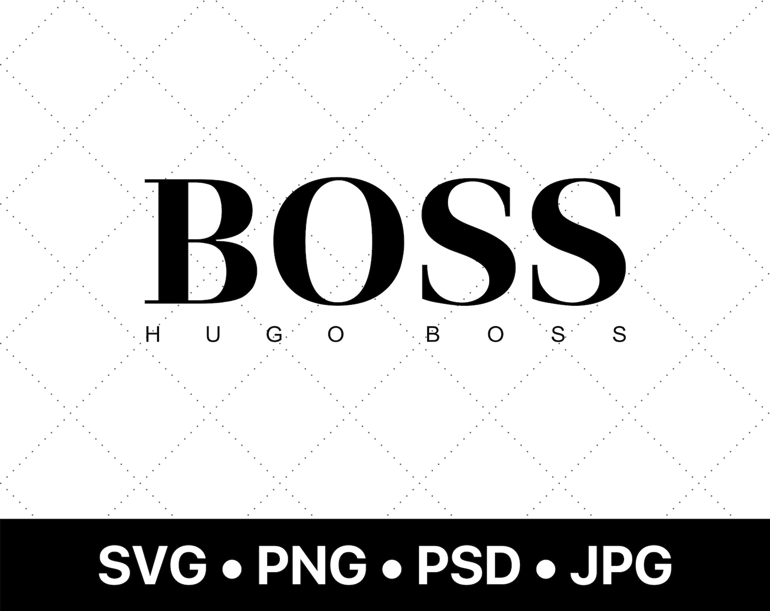 Hugo Boss Logo Vector SVG PNG PSD Instant Digital | Etsy