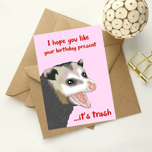 Joyeux Anniversaire Toi Vieille Salope De Plante Carte De Etsy Canada