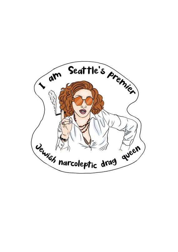 Jinkx Monsoon Vinyl Die Cut Sticker Rupaul S Drag Race Etsy
