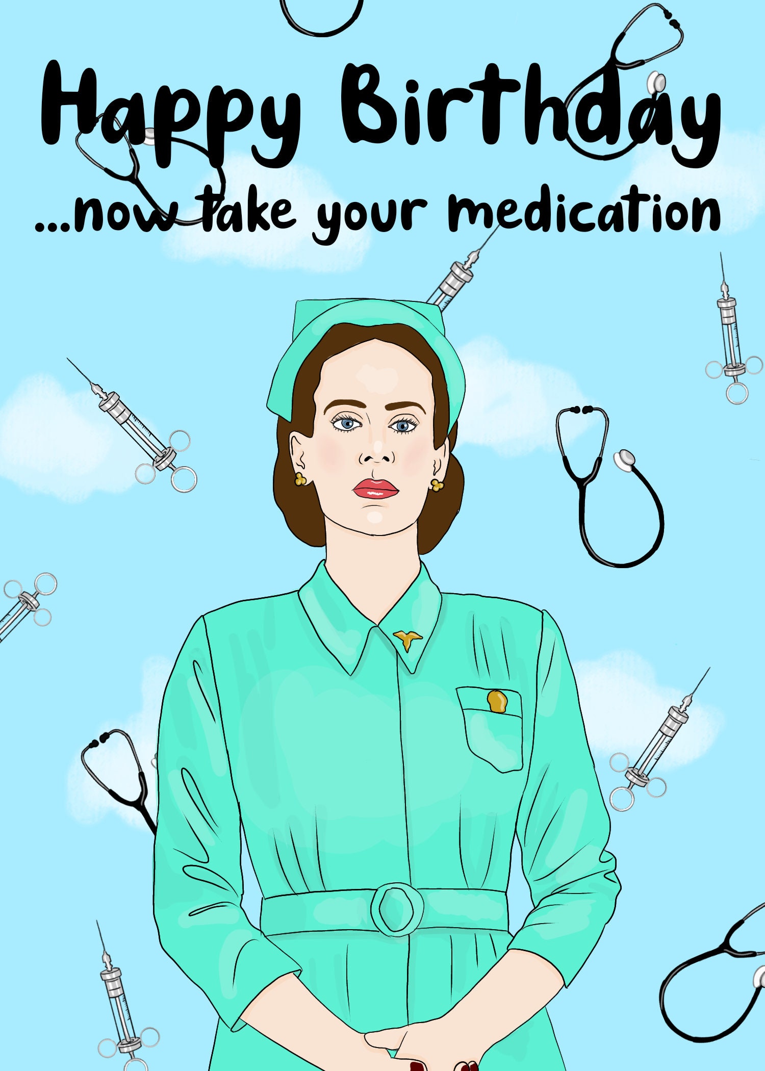 Krankenschwester Ratched Alles Gute zum Geburtstag Jetzt Etsy