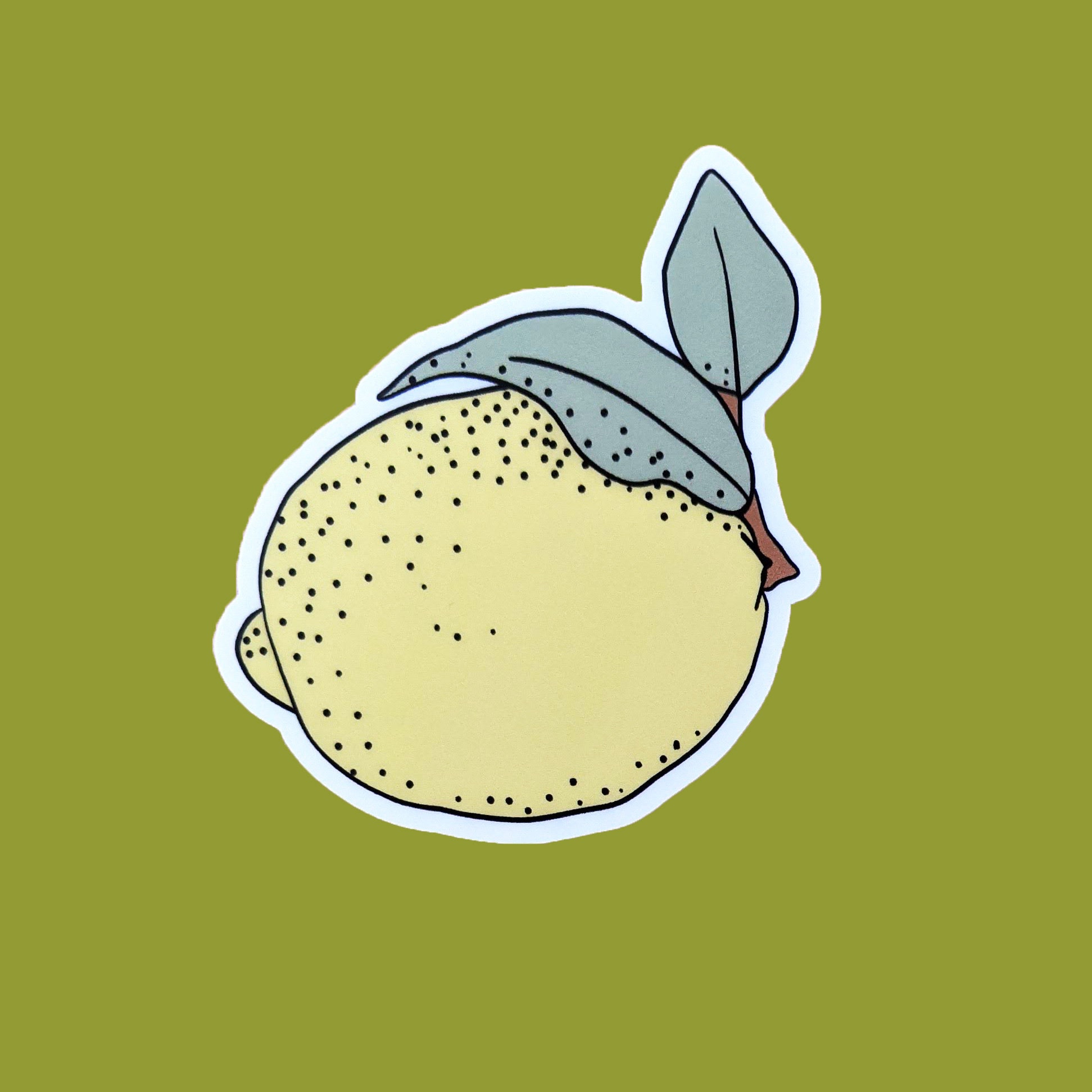 Lemon Co. Food Puffy Stickers