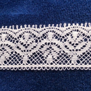 10 metri di Pizzo Valencienne in Cotone alto cm 2