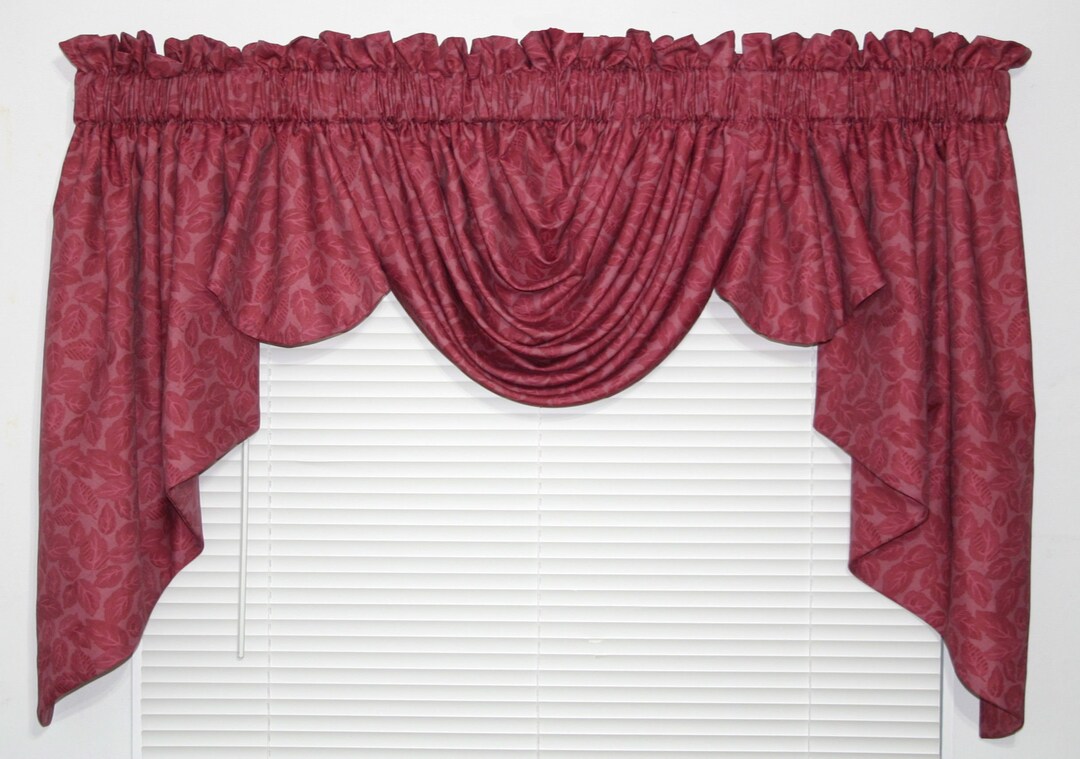 Rod Pocket Swags, Jabots, and Etsy