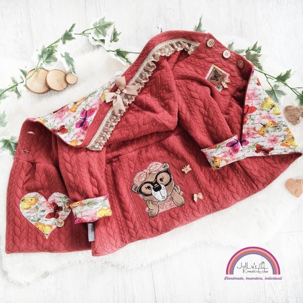 Mantel / Jacke / Mädchen / Kleinkind / Baby "TeddyDame"