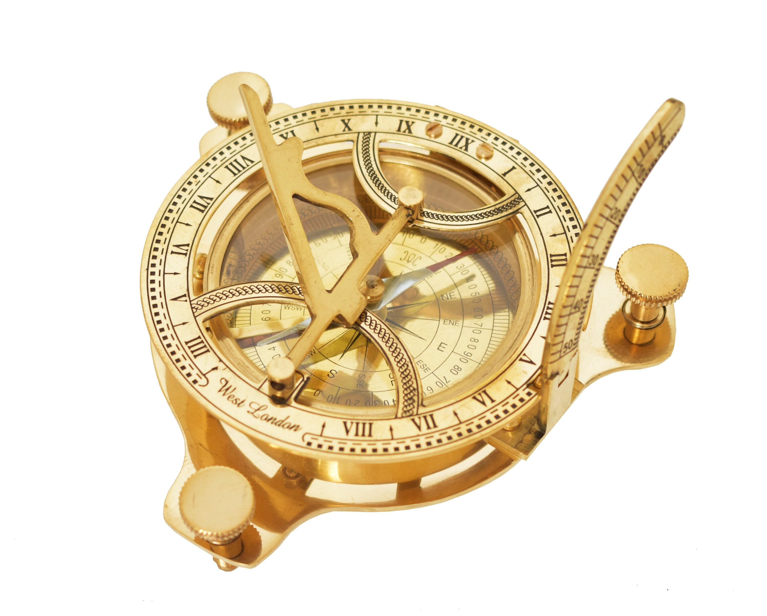 Personalized brass Compass Anniversary Gift Wedding gift Etsy