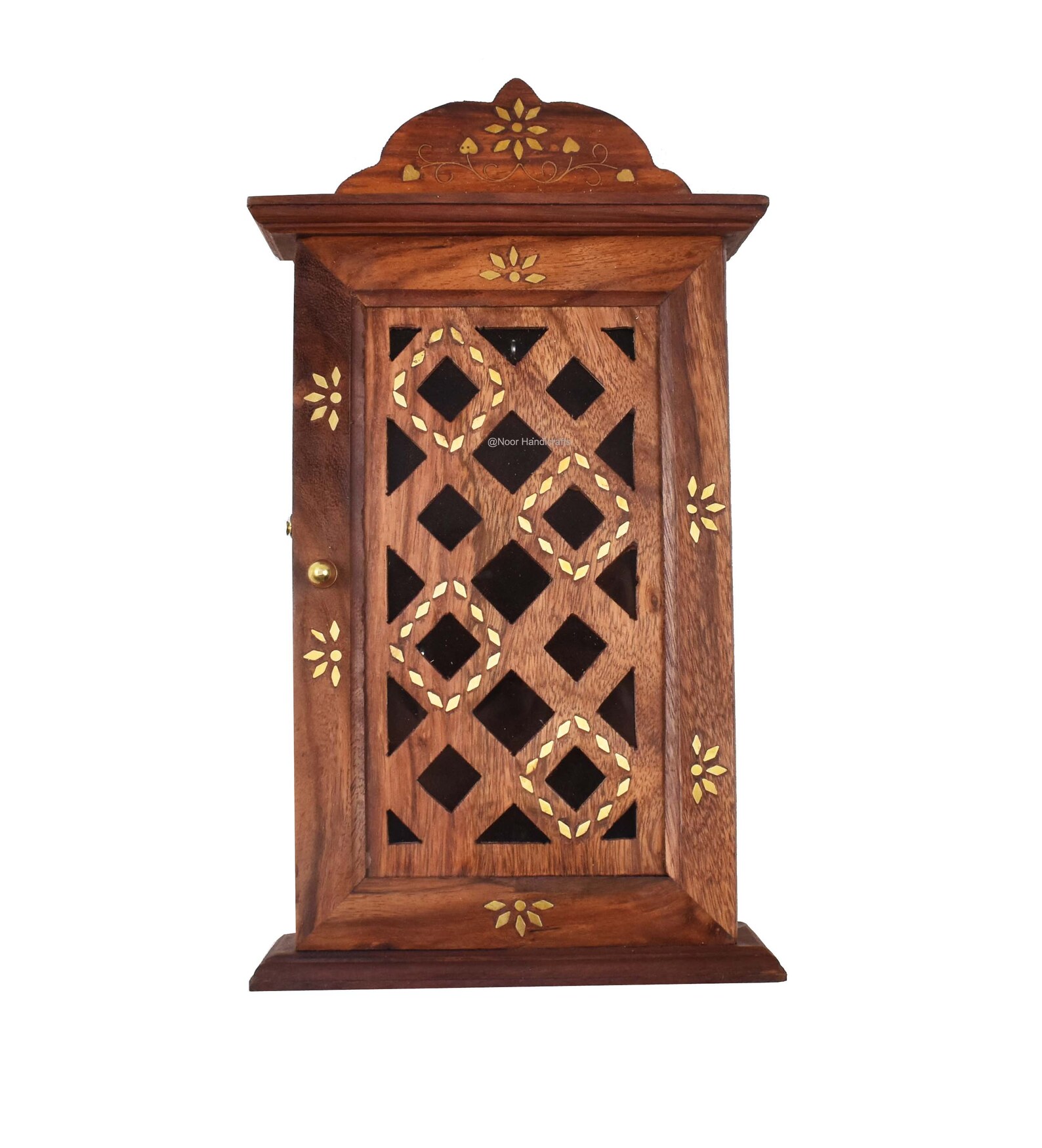 Vintage Wooden Key Storage Key Holder Box With Hanging Etsy Denmark