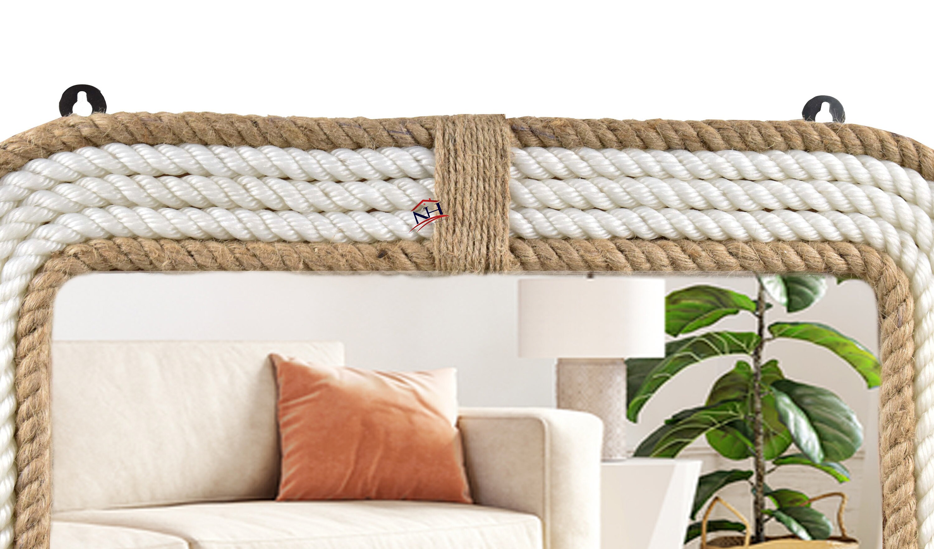 Espejo de baño de estilo vintage espejo rectangular para sala | Etsy