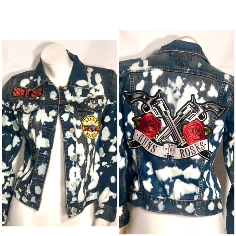 GnR Dyed Patch Jean Jacket