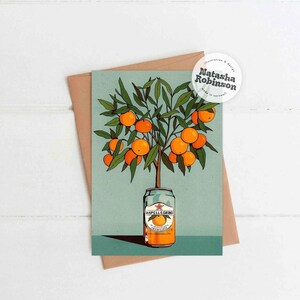 de voeux A6 San Pellegrino et oranger | Anniversaire Ami Vierge Merci Nouvelle Maison Fruité
