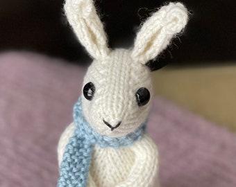 Handmade Wool Bunny Rabbit Stuffed Animal • Bunny Rabbit Decor • YarnThreadLove