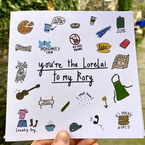 Tu es la LORELAI de ma RORY | Carte mignonne pour la fête des mères de Gilmore Girls | Mère-fille, Lorelai et Rory Gilmore | Meilleure maman, je t'aime maman