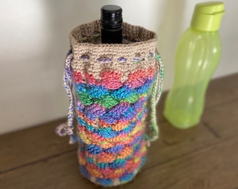 Handmade water bottle holder