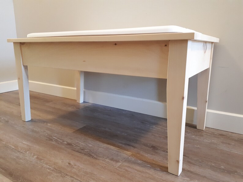 Children/'s Table Single Bin Sensory Table with Bin and Lid Montessori Sand and Water Play Table Kids Sensory Table Sensory Play