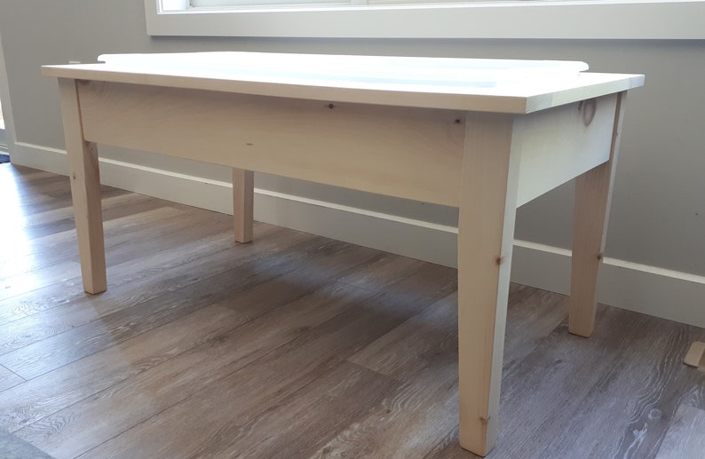Children/'s Table Single Bin Sensory Table with Bin and Lid Montessori Sand and Water Play Table Kids Sensory Table Sensory Play