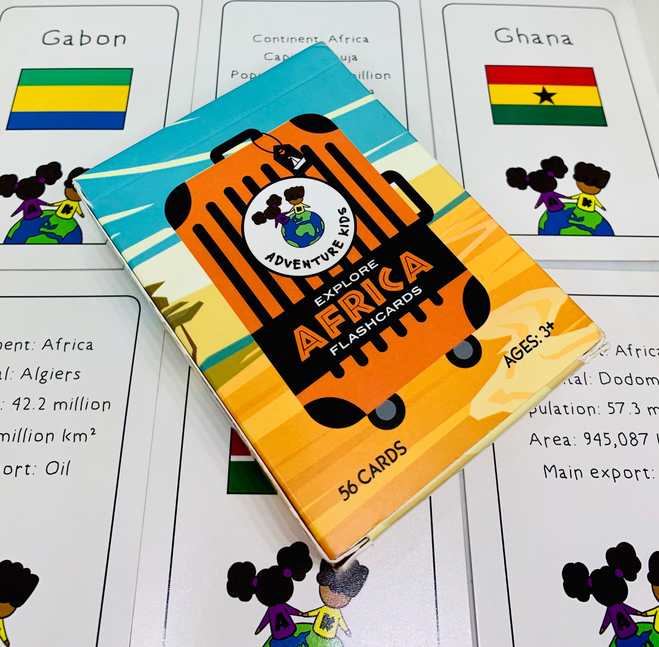 Explore Africa Flashcards Etsy