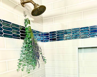 Large Shower Eucalyptus Bundle with Lavender, Hanging Shower Eucalyptus Spray, Aromatherapy, Bohemian Deco, Fall Flowers, Indoor House Plant