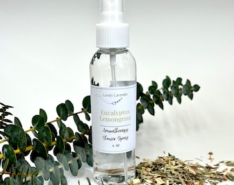Spray doccia aromaterapico all'eucalipto e citronella, profumatore per ambienti naturale (118 ml)