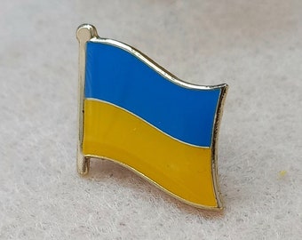 Lapel pin Ukrainian Flag, Blue & Yellow Flag, Український Прапор, Ukraine