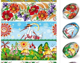 Envoltura retráctil para huevos de Pascua Fundas para huevos de Pascua Envoltura retráctil para huevos de Pascua FUNDAS TÉRMICAS Decoración para huevos Pegatinas para fundas de huevos