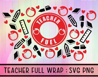 Download Teacher Fuel Svg Etsy