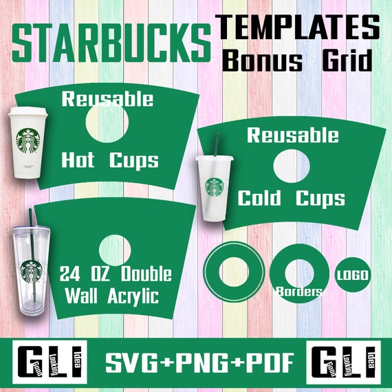Download Starbucks Cup Template Svg Full Wrap and Logo Templates ...