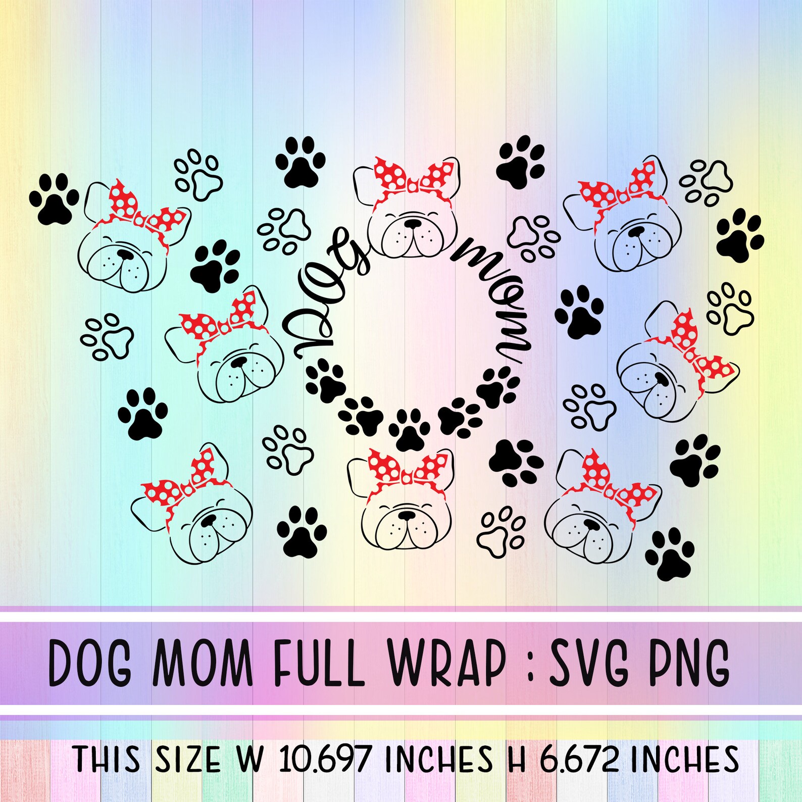 Download Dog Mom Starbucks Cup SVGDog mom svgMom Paw Print Cut | Etsy