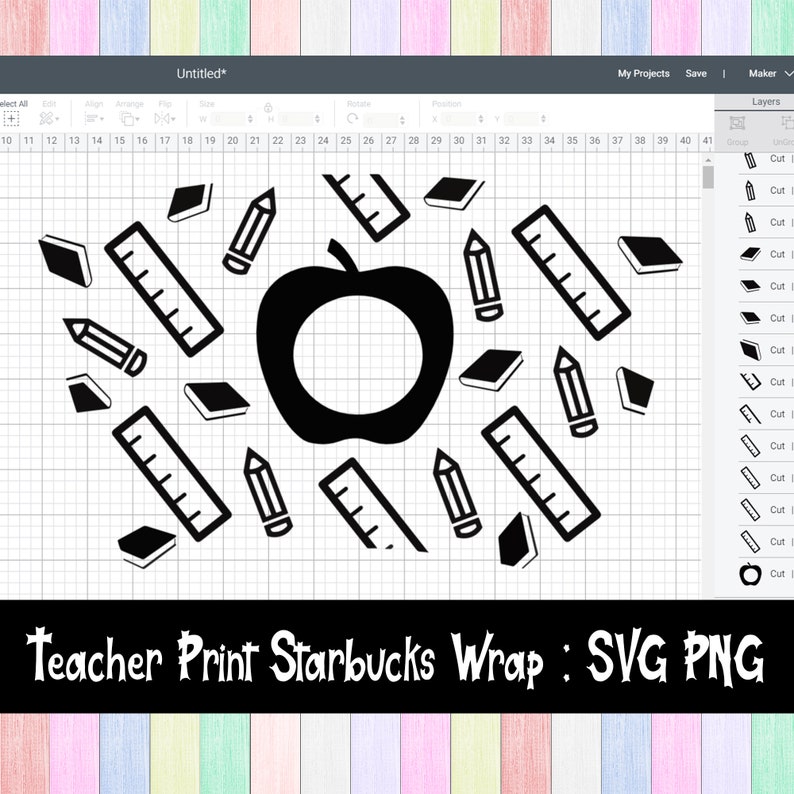 Download Teacher Starbuck Cup SVGStudent theme Starbucks Wrap SVG ...