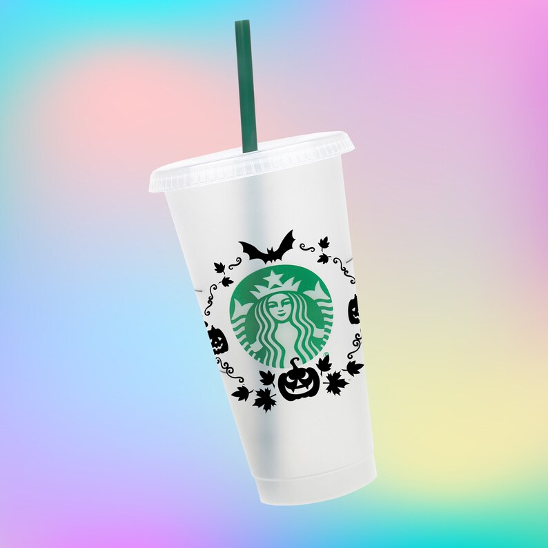Personalized Halloween SVG for Starbucks Cup svg png download | Etsy