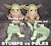 Poles and Stumps (Pants Only) for Star Wars “The Child” Grogu Mattel 11” Plush Toy- READ ITEM DETAILS 