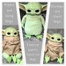 3D Poles, Stumps, and Feetsie Pants for Star Wars “The Child” Grogu 11” Mattel plushie - READ ITEM DETAILS 